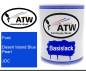Preview: Ford, Desert Island Blue Pearl, JDC: 1L Lackdose, von ATW Autoteile West.